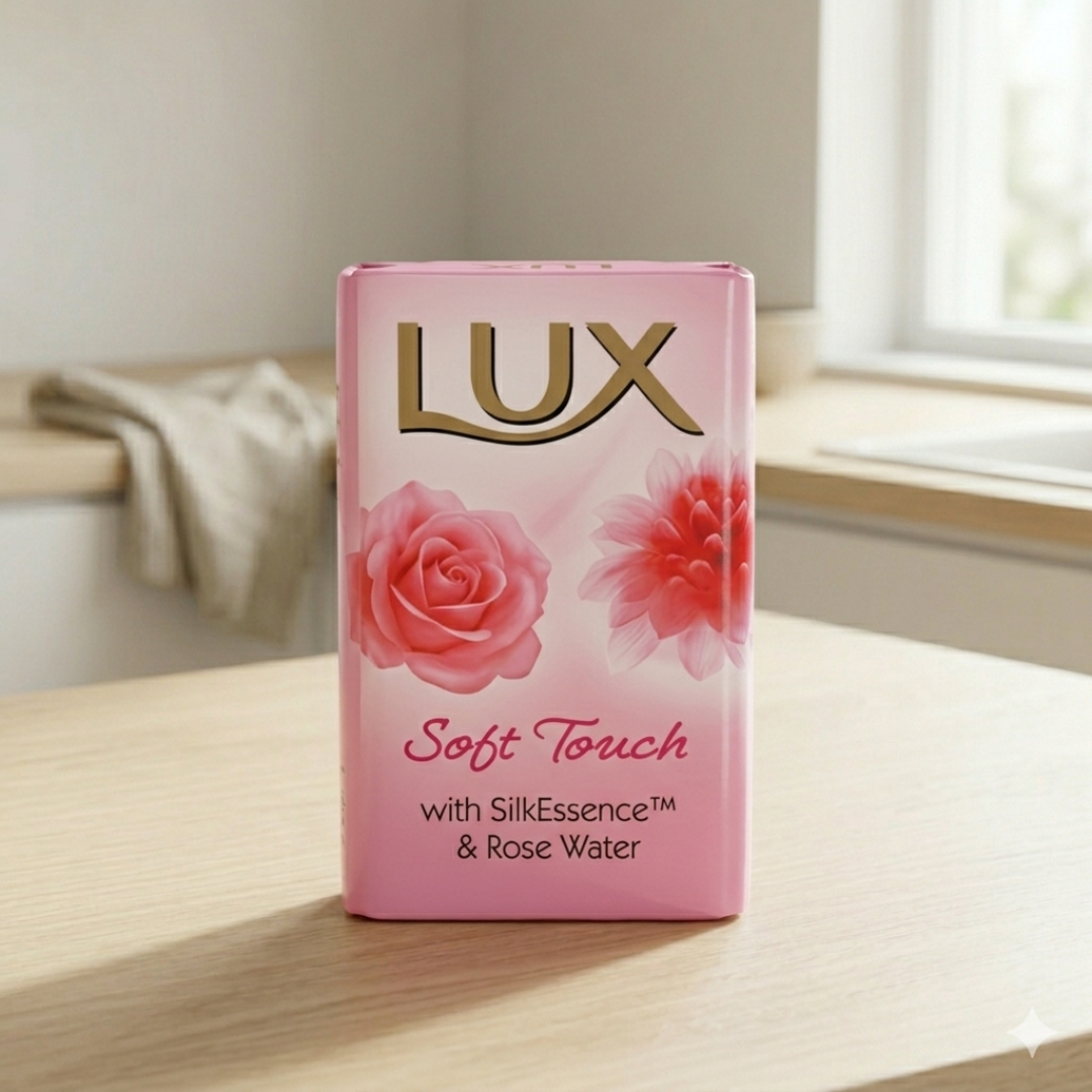 SOAP LUX SOFT TOUCH 85GR PINK