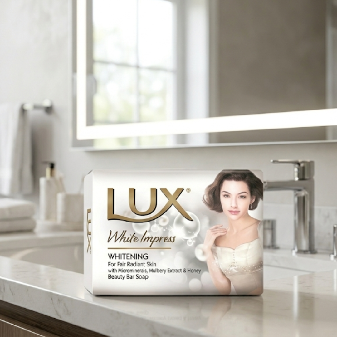 SOAP LUX BRIGHT IMPRESS 80GR WHITE