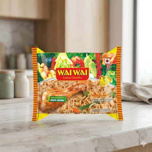 WAI WAI NOODLES CHICKEN 75G