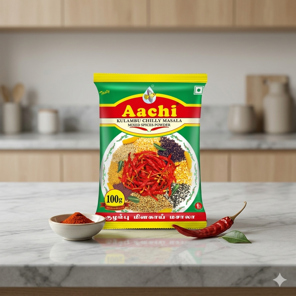 AACHI KULAMBU CHILLI MASALA 100G